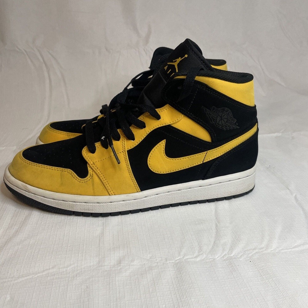 Jordan Athletic Shoes Black Yellow